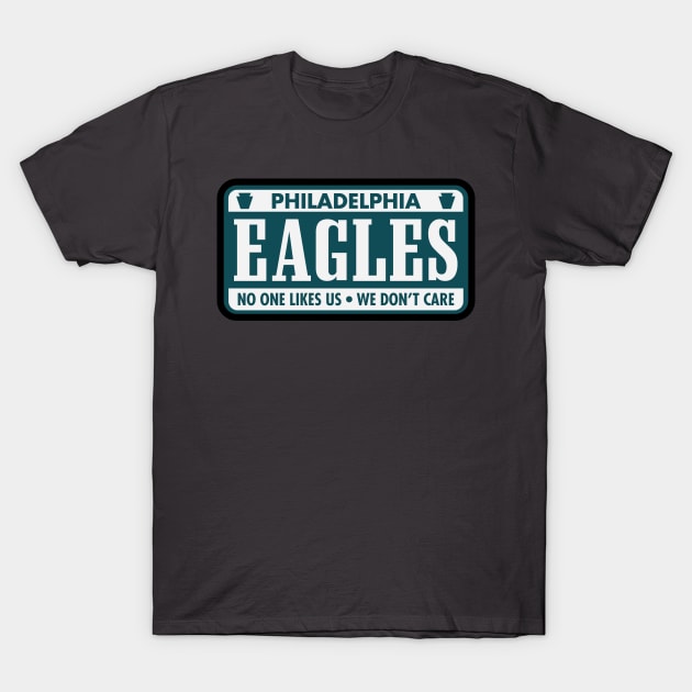 Eagles License Plate T-Shirt by pacdude